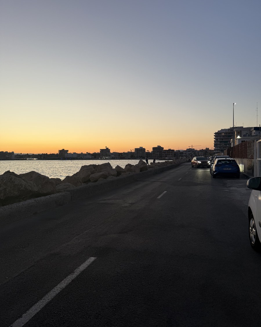 Atardecer en Santa Pola
